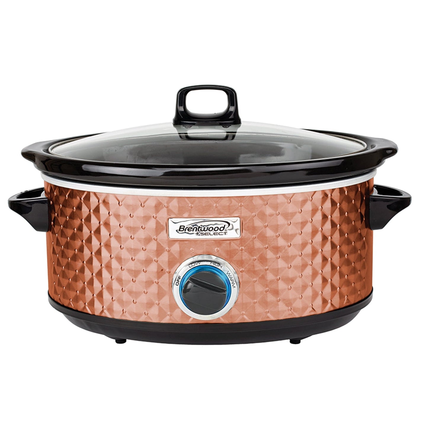 Brentwood Select 7 Quart Slow Cooker in Copper W2B