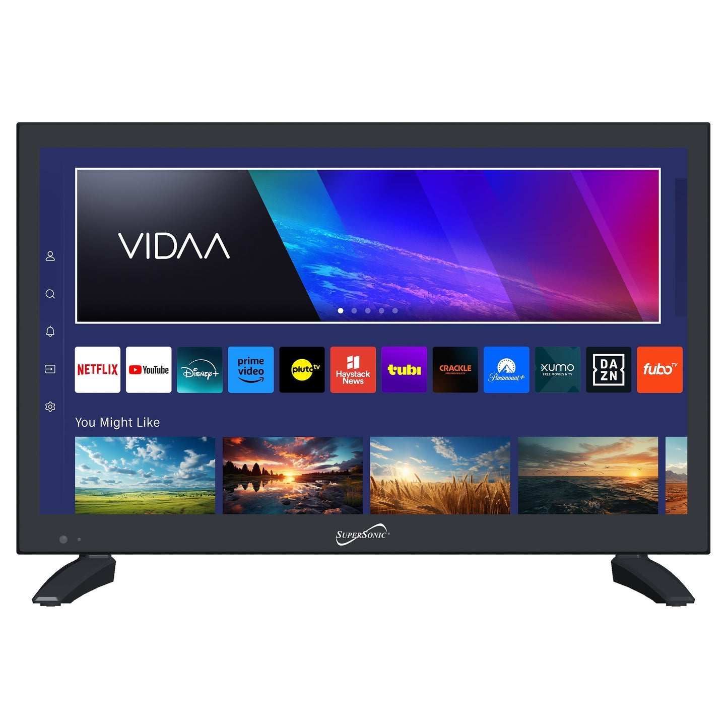 SuperSonic 19 Inch Vidaa ELED Smart TV W2B