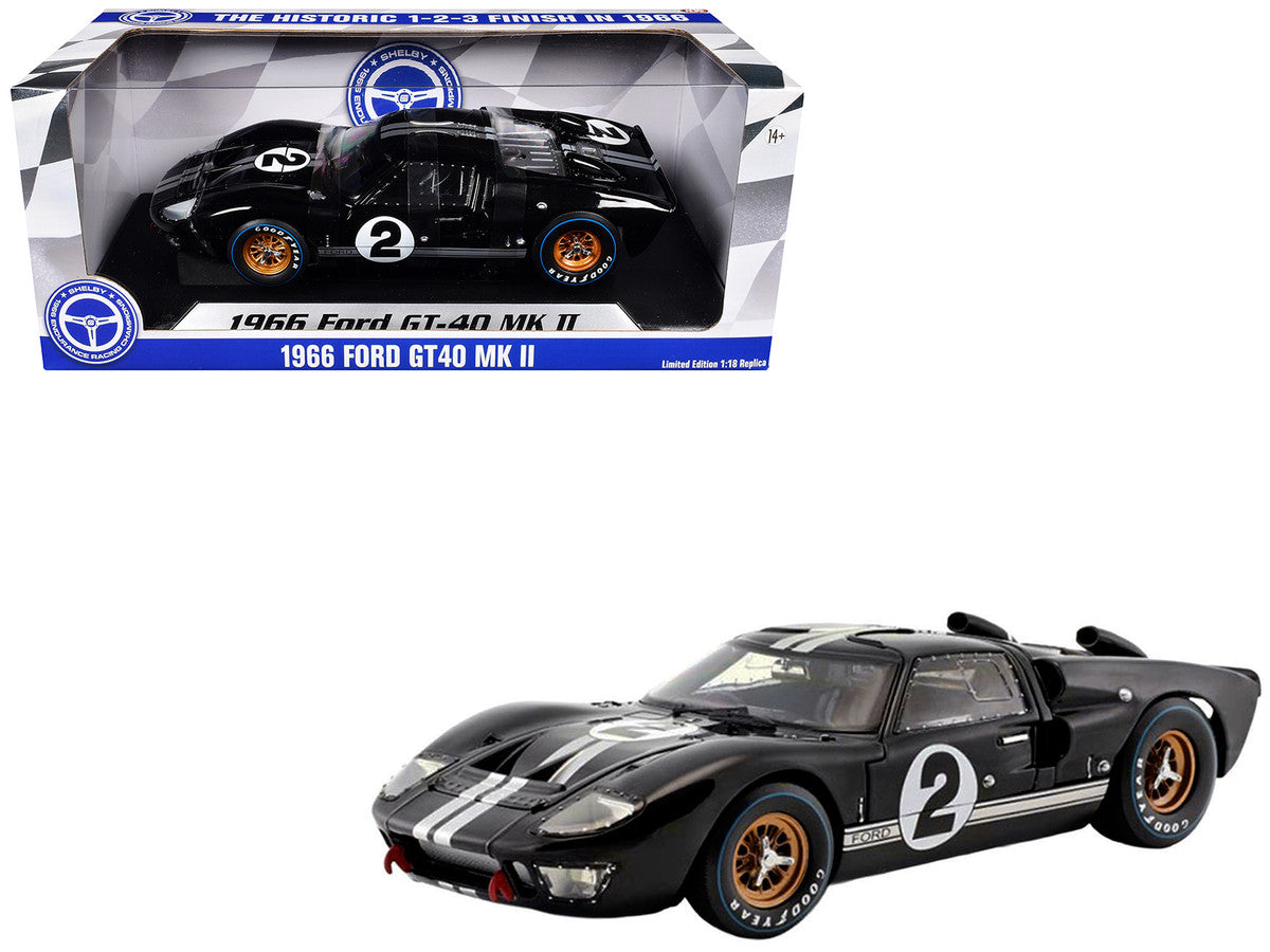 Ford GT40 MKII #2 Bruce McLaren - Chris Amon "Shelby American" Winner "24 Hours of Le Mans" (1966) "60th Anniversary of Historic 1-2-3 Finish" Series 1/18 Diecast Model Car by ACME Acme