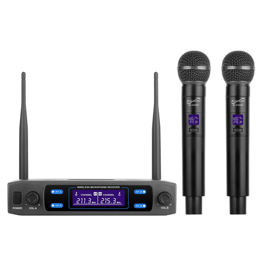 SuperSonic VHF Dual Channel Wireless Microphone System W2B