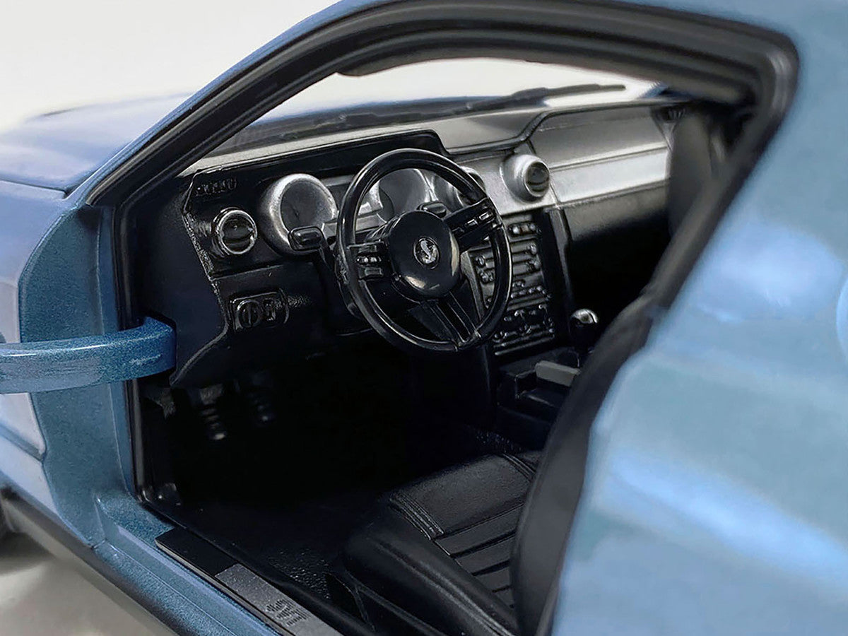 2007 Ford Shelby GT500 Windveil Blue Metallic "Shelby Collectibles" Series 1/18 Diecast Model Car by ACME Acme