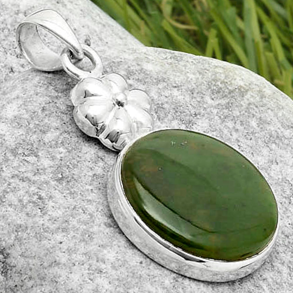 Natural Chrome Chalcedony Pendant P-1308 SDP117625 DESIRE GEM