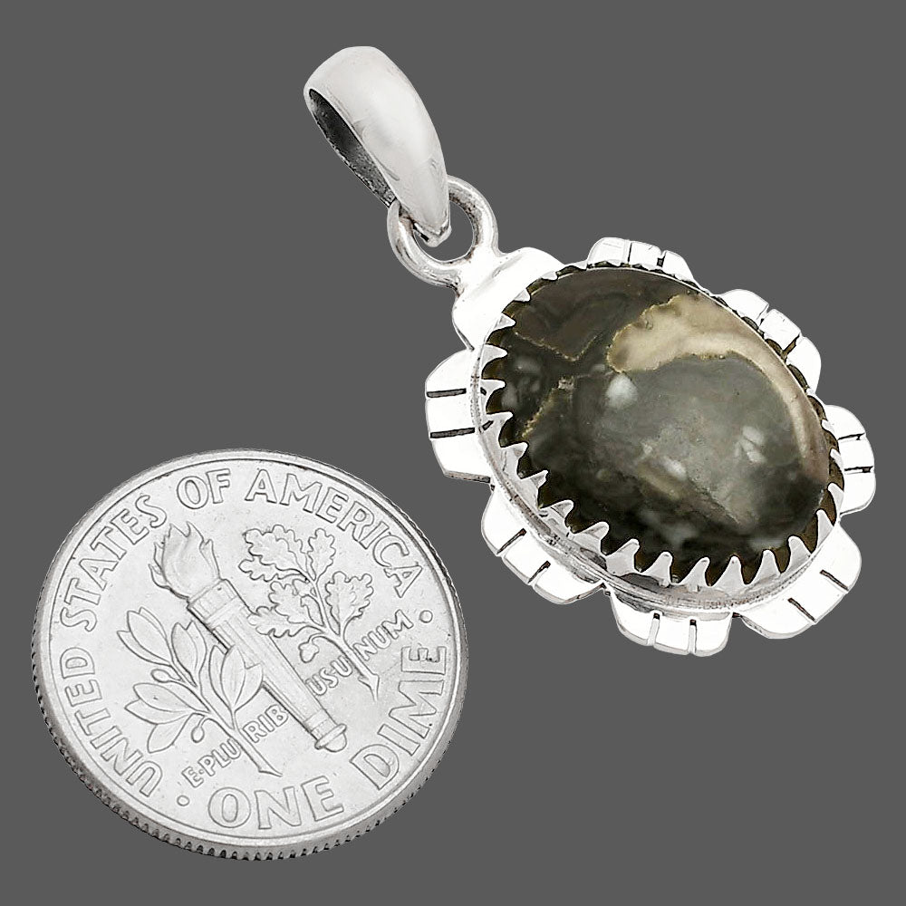 Natural Mexican Cabbing Fossil Pendant P-1347 SDP148589 DESIRE GEM