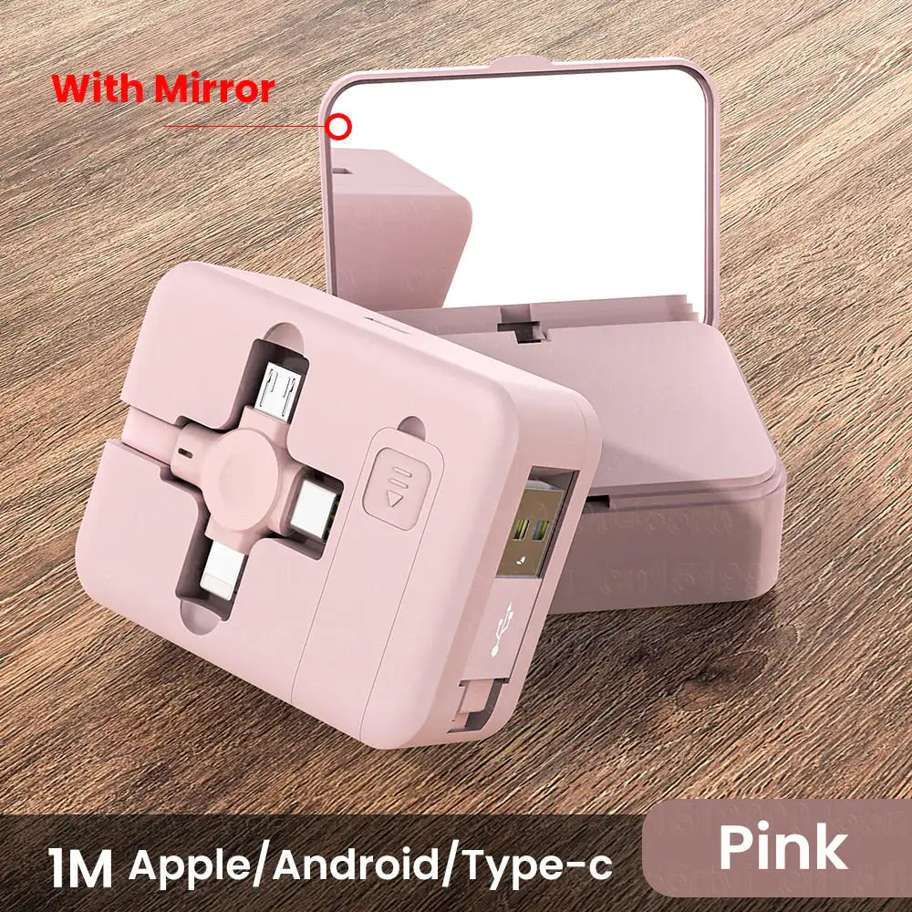 Indestructible 4 in 1 Ultra Turbo Retractable Charger - SmartCharger Pi-Mart