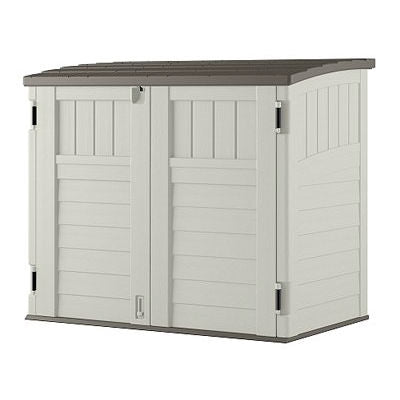 Outdoor 4-ft x 2-ft Locking Storage Shed with Easy Lift Lid FastFurnishings