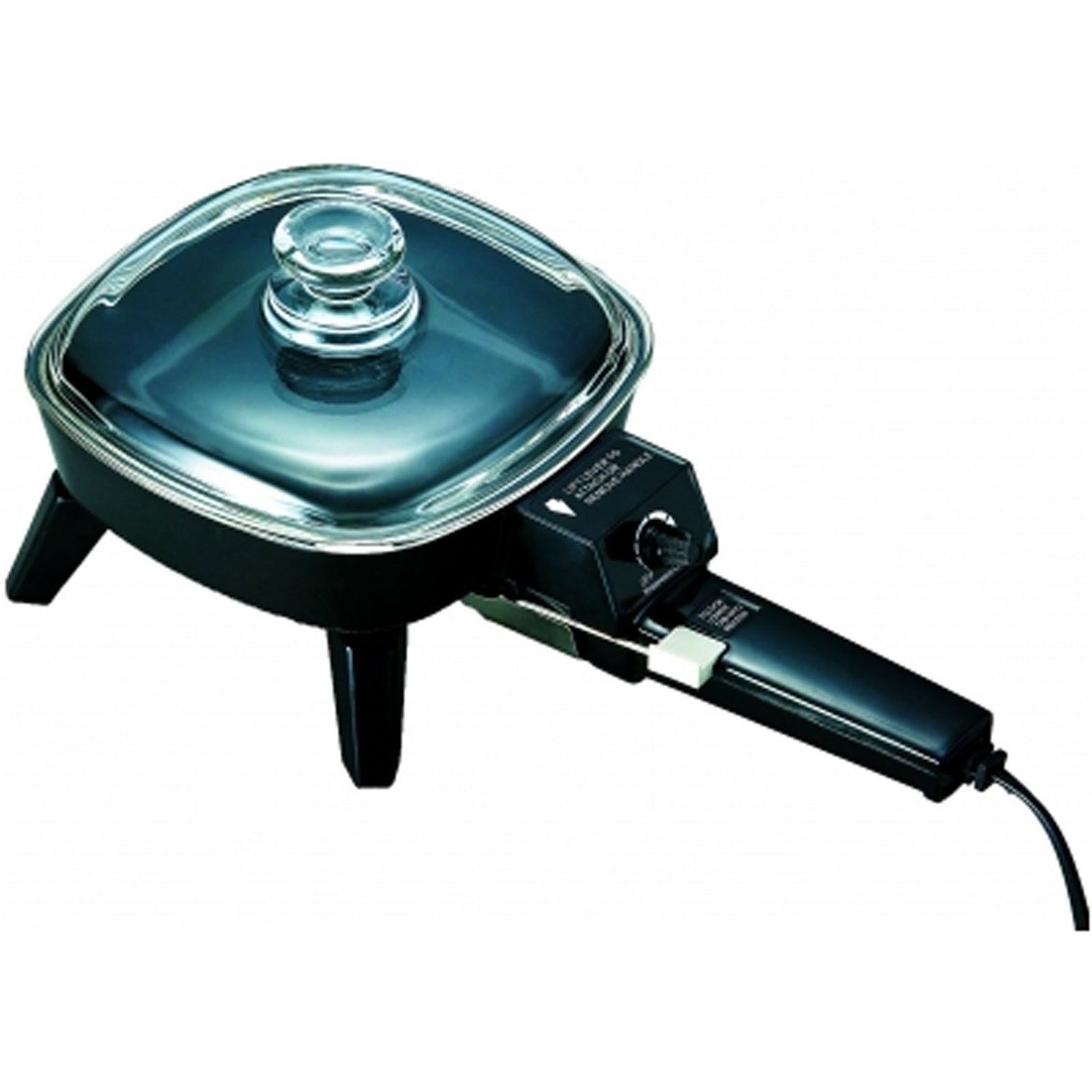 Brentwood 6 in. Electric Skillet with Glass Lid W2B
