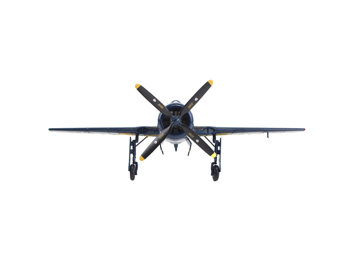Grumman F8F Bearcat Fighter Aircraft "Blue Angels #2" (1946) United States Navy "SkyMax Models" Series 1/72 Diecast Model by Hobby Master-2