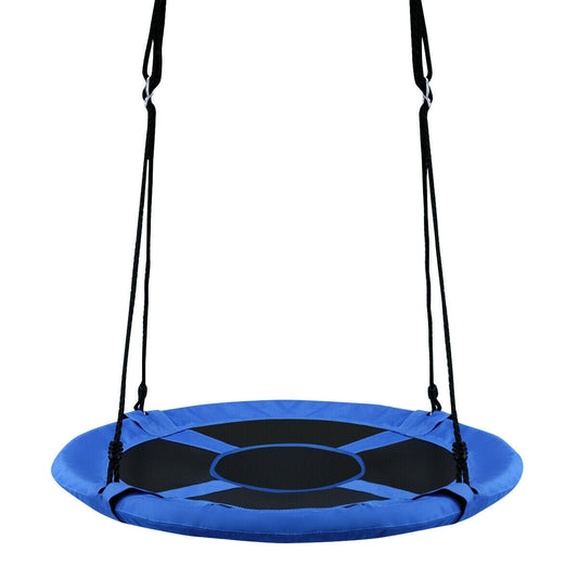 40 Inch Flying Saucer Tree Swing Indoor Outdoor Play Set-Blue - Color: Blue W2B