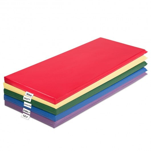 5 Pack 2 Inch Toddler Thick Rainbow Rest Nap Mats W2B