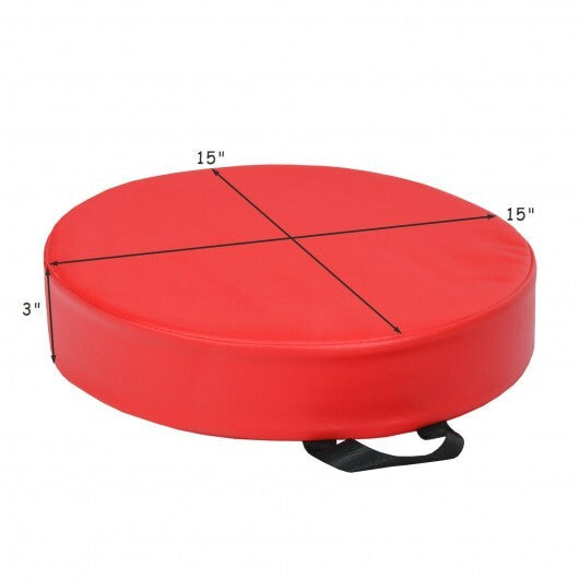 6 Pieces 15 Inch Round Toddler Floor Cushions for Kids-Multicolor W2B