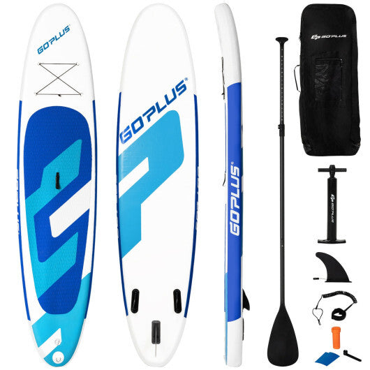 10 Feet Inflatable Stand Up Paddle Board 6 Inch Thick with Accessory Pack