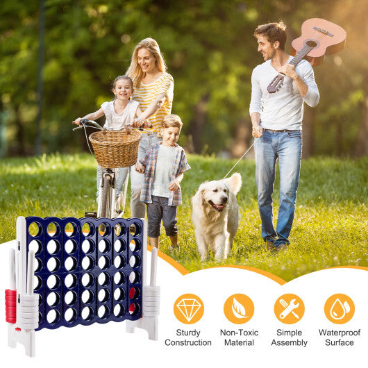 4 in A Row 4-to-Score Giant Jumbo Game Set for Family Party Holiday W2B