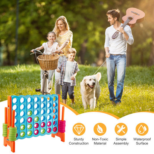 4 in A Row 4-to-Score Giant Jumbo Game Set for Family Party Holiday W2B
