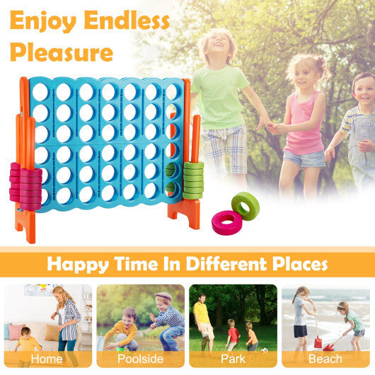 4 in A Row 4-to-Score Giant Jumbo Game Set for Family Party Holiday W2B