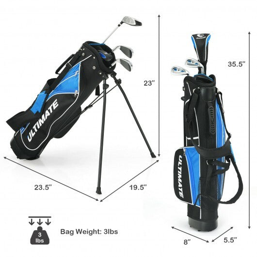 Junior Complete Golf Club Set For Age 8 to 10-Yellow W2B