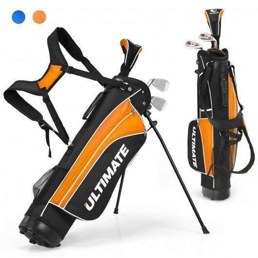 Junior Complete Golf Club Set For Age 8 to 10-Yellow W2B