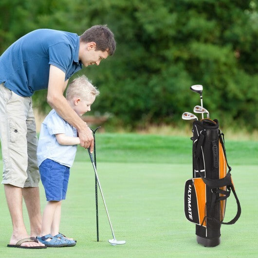 Junior Complete Golf Club Set For Age 8 to 10-Yellow W2B