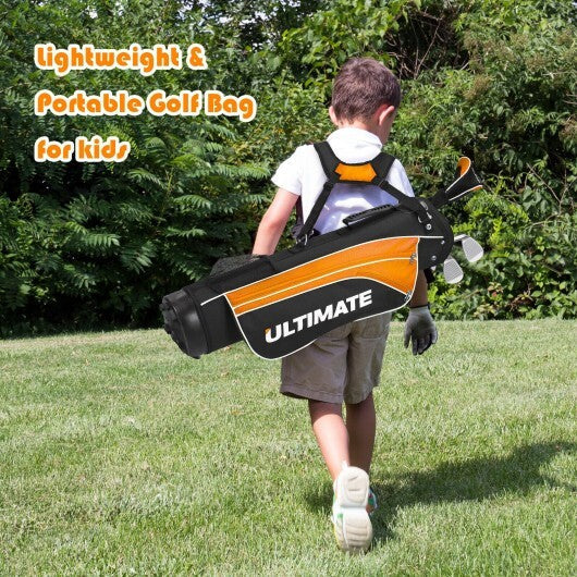 Junior Complete Golf Club Set For Age 8 to 10-Yellow W2B