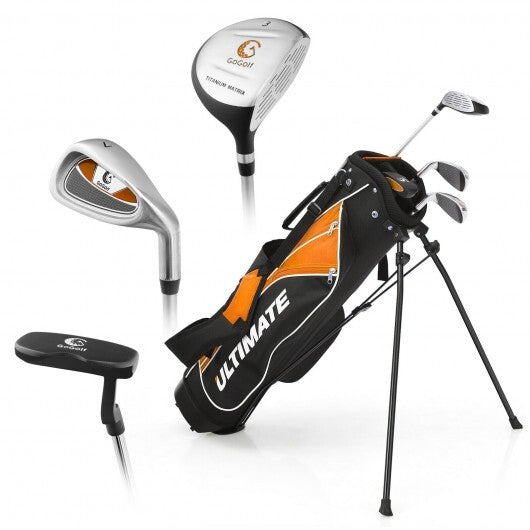 Junior Complete Golf Club Set For Age 8 to 10-Yellow W2B