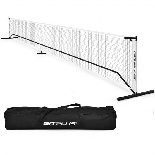 22 Feet Portable Pickleball Net Set System with Carry Bag for Indoor Outdoor Game W2B