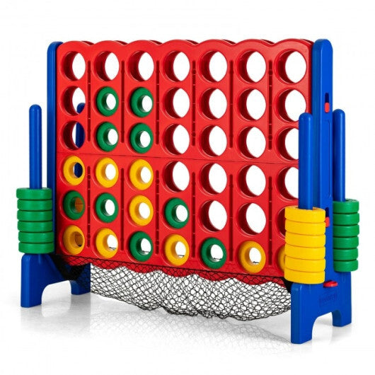 4-to-Score Giant Game Set with Net Storage-Blue W2B
