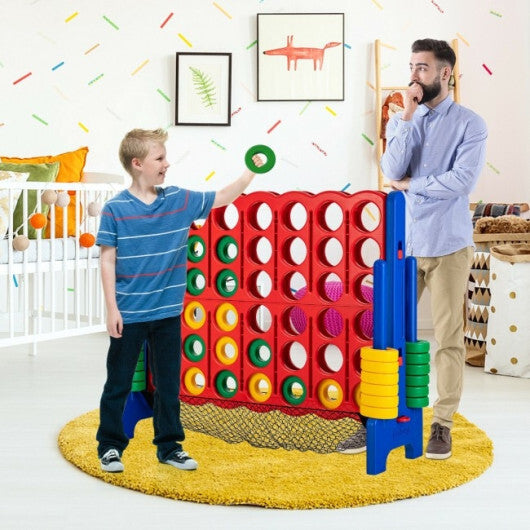 4-to-Score Giant Game Set with Net Storage-Blue W2B