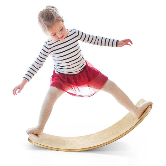 12 Inch Wobble Board for Balance Training-Natural W2B