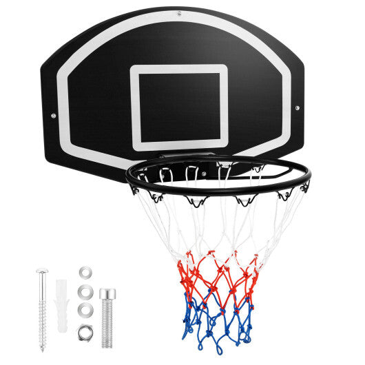 Wall Mounted Basketball Set for Kids Teens Adults W2B