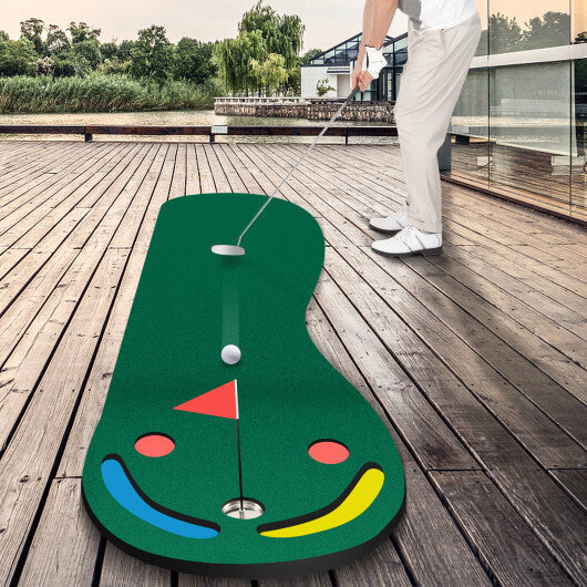 Golf Putting Green Set for Indoor Outdoor Use W2B