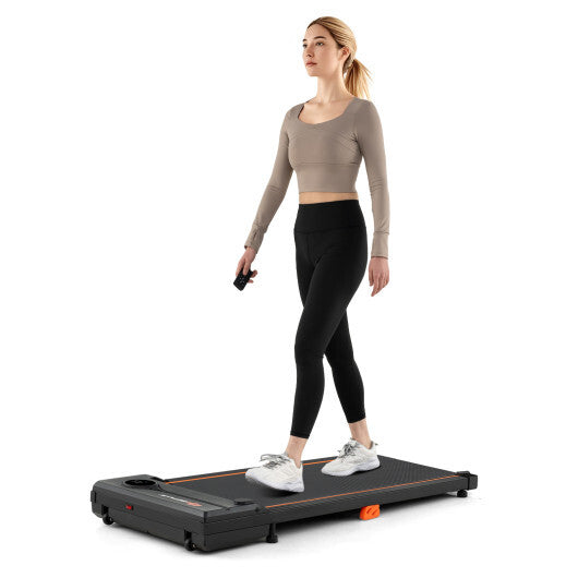 2.5HP Under Desk Treadmill with Remote Control for Home Office-Black