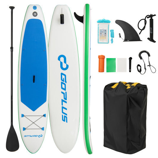 11 Feet Premium SUP Inflatable Stand Up Paddle Board with Accessories and Repair Kit-L W2B