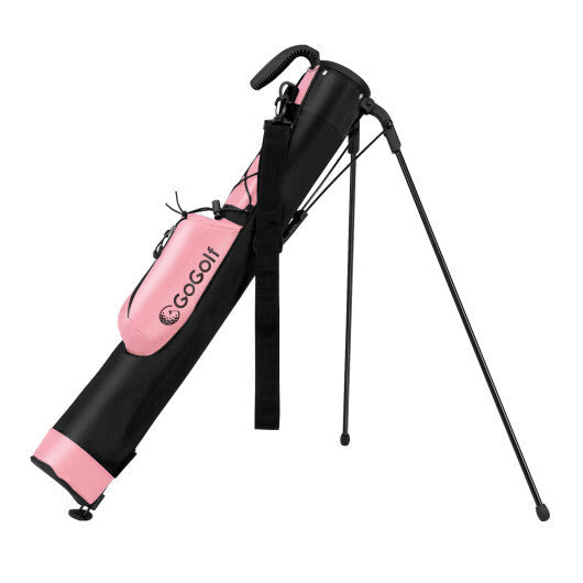 Golf Stand Bag Lightweight Golf Bag for The Driving Range-White W2B