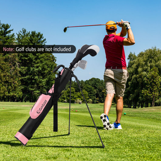 Golf Stand Bag Lightweight Golf Bag for The Driving Range-White W2B