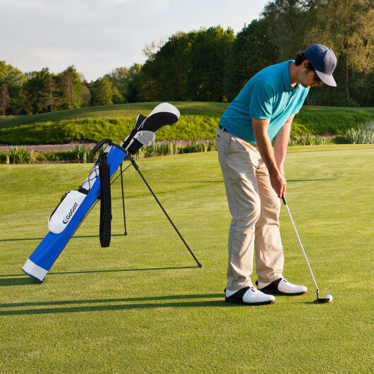 Golf Stand Bag Lightweight Golf Bag for The Driving Range-White W2B