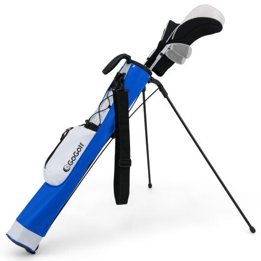 Golf Stand Bag Lightweight Golf Bag for The Driving Range-White W2B