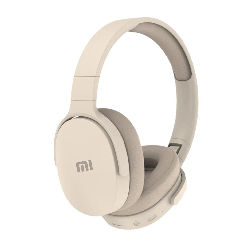 NNEOBA Wireless Bluetooth Over-Ear Headphone Beige NNEOBA