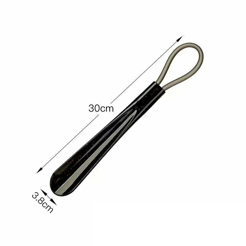 1pc Extra Long Flexible Plastic Shoe Horns Not Require Bending Durable Shoe Spoons For Pregnant Women Wearing Shoe Assistants LadyShow.Store