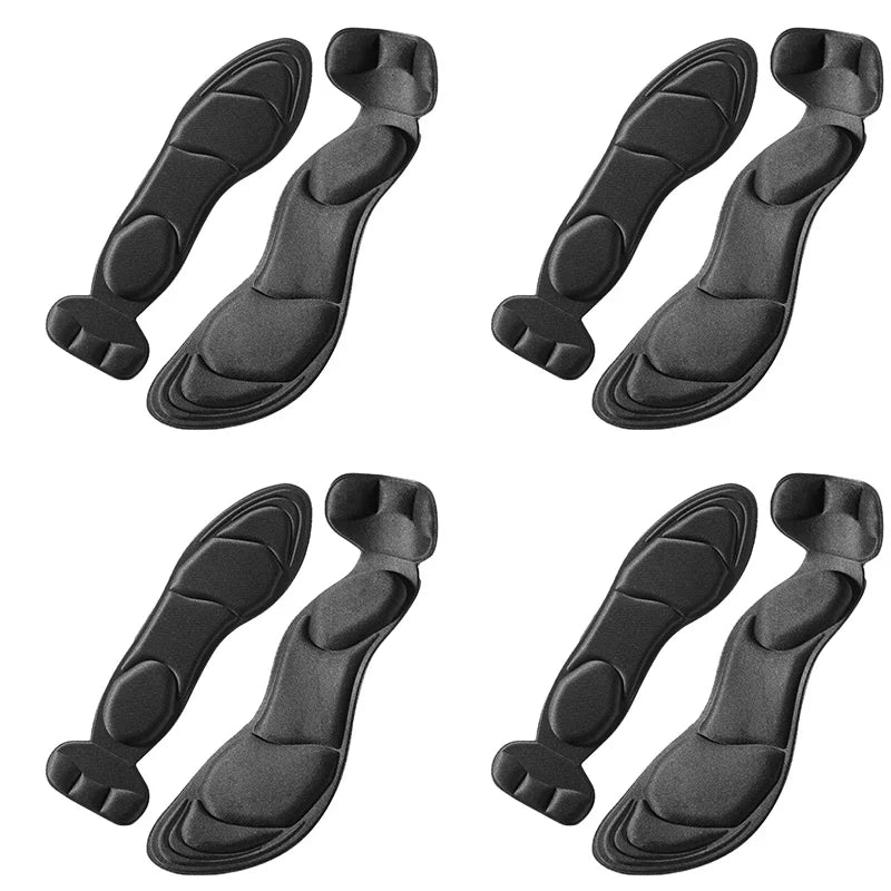 Memory Foam Insoles Women High-heel Shoes Insoles Anti-slip Cutable Insole Comfort Breathable Heel Protection Massage Shoe Pads LadyShow.Store