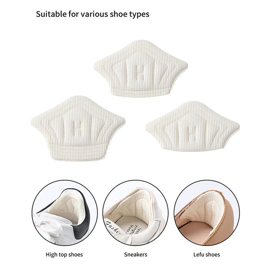 3pairs/6pairs Insoles Patch Heel Pads for Sport Shoes Back Sticker Adjustable Size Antiwear Feet Pad Cushion Insert Insole LadyShow.Store