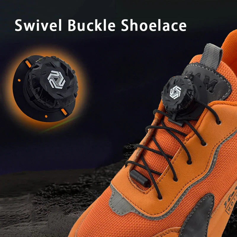 Fashion Swivel Buckle Laces Automatic Shoelace Without ties Kids Adult Sneakers No Tie Shoe laces Shoe accessories 1Pair/2Pair LadyShow.Store
