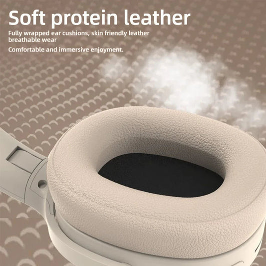 NNEOBA Wireless Bluetooth Over-Ear Headphone Beige NNEOBA