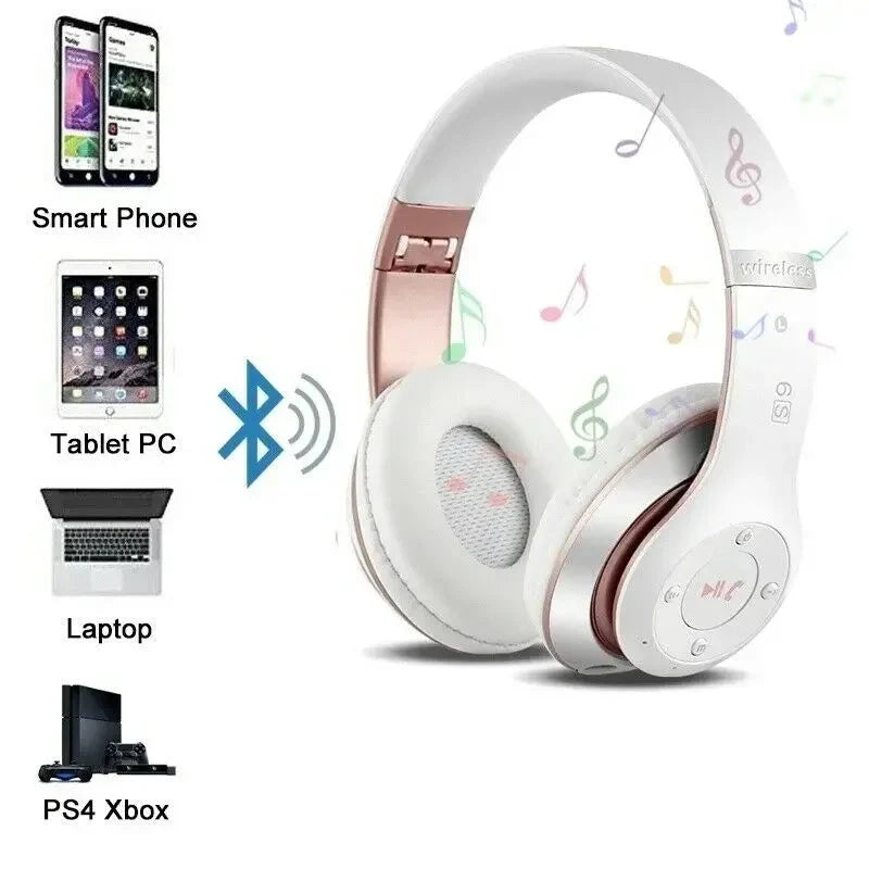 NNEOBA Wireless Noise Cancelling Headphone White NNEOBA