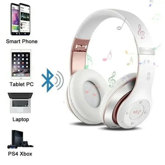 NNEOBA Wireless Noise Cancelling Headphone White NNEOBA