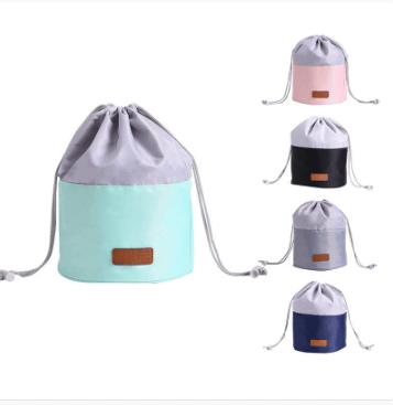 Cosmetic Cinch Bag Threaded Pear