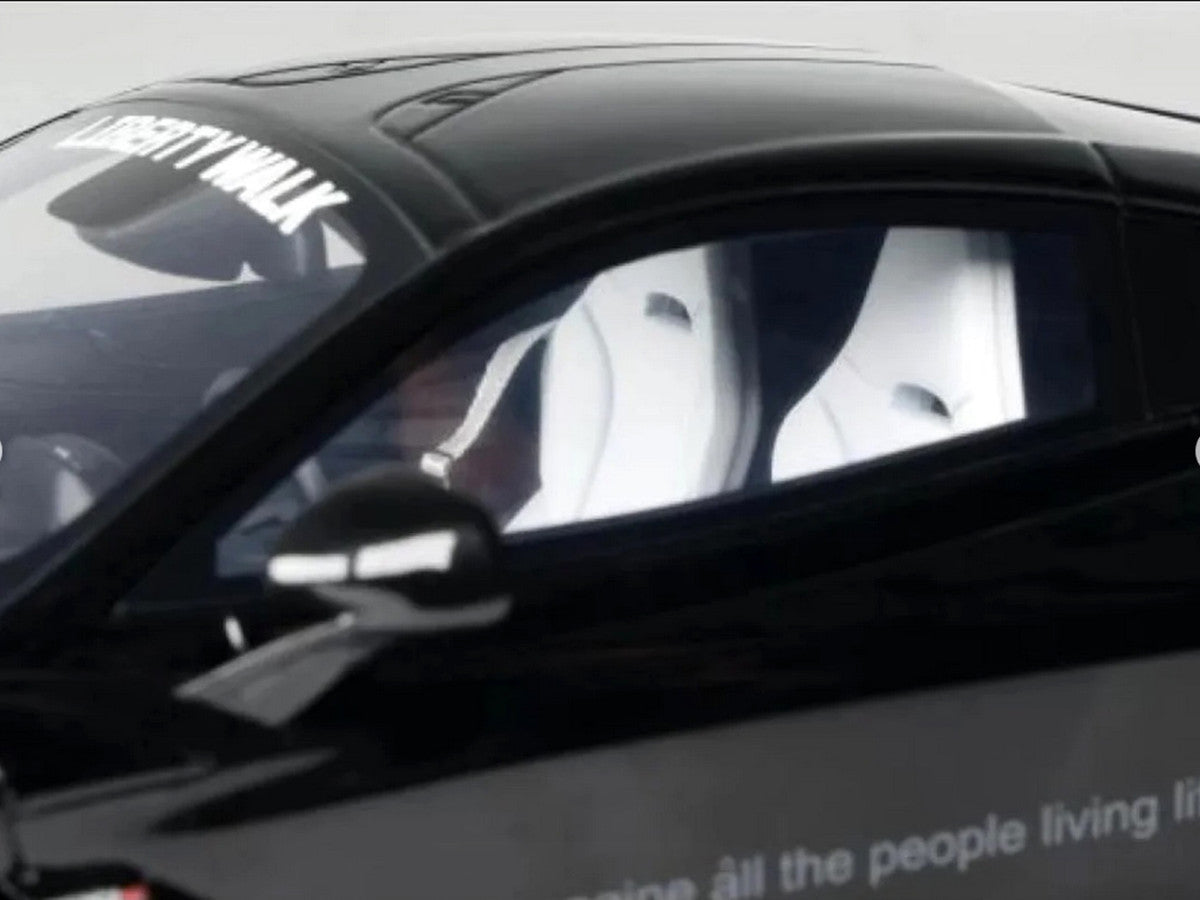 2023 McLaren 720S "LB-Works - Liberty Walk" Black 1/18 Model Car by GT Spirit-3