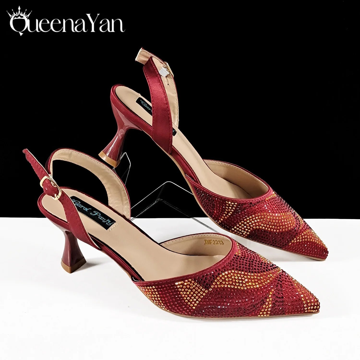Festive Elegance:High Quality Women's Pumps Fashion Design For Nigeria Wedding Party Ladies Shoes Spot Goods Pi-Mart