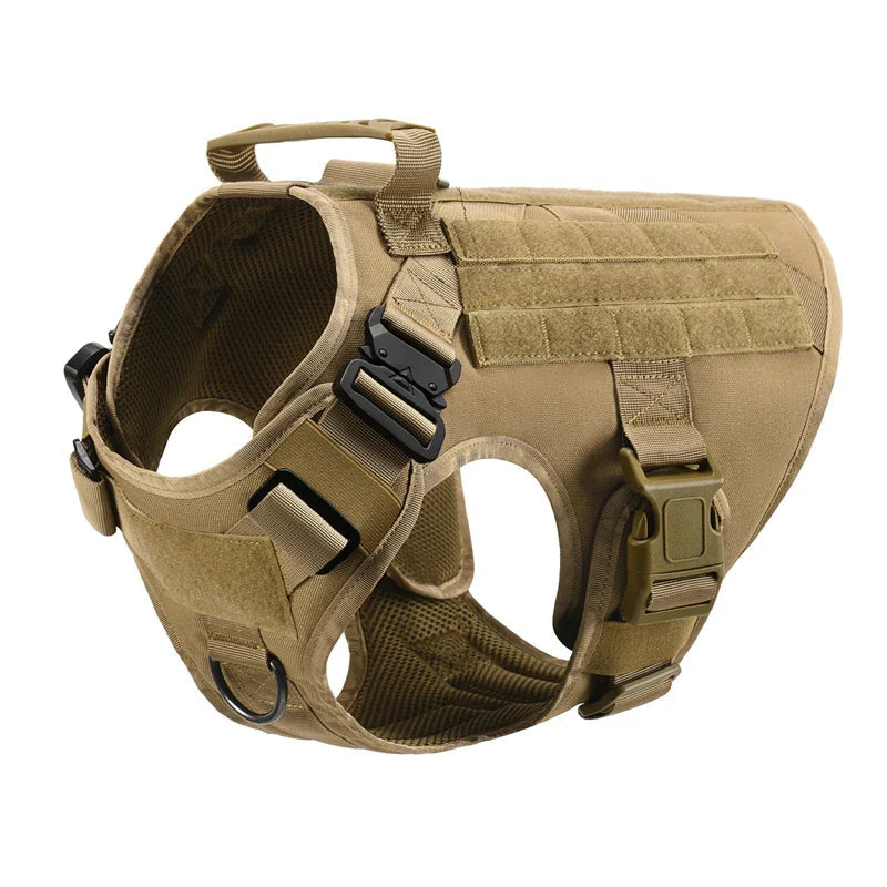 Tactical Military Vest Pet German Shepherd Golden Retriever Tactical  Training Dog Harness and Leash Set For All Breeds Dogs Pi-Mart