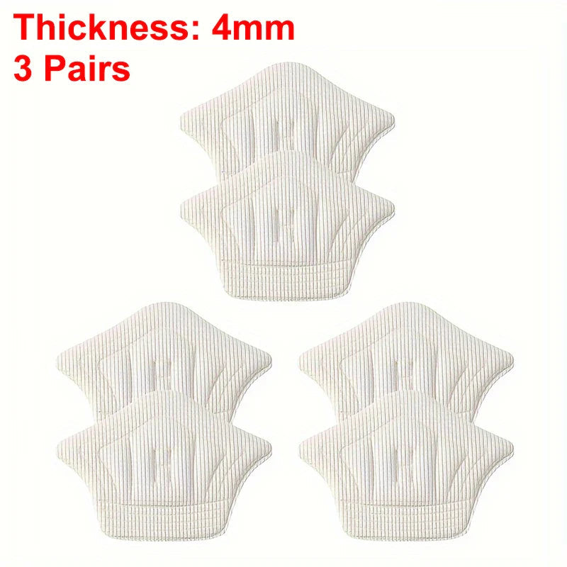 3pairs/6pairs Insoles Patch Heel Pads for Sport Shoes Back Sticker Adjustable Size Antiwear Feet Pad Cushion Insert Insole LadyShow.Store