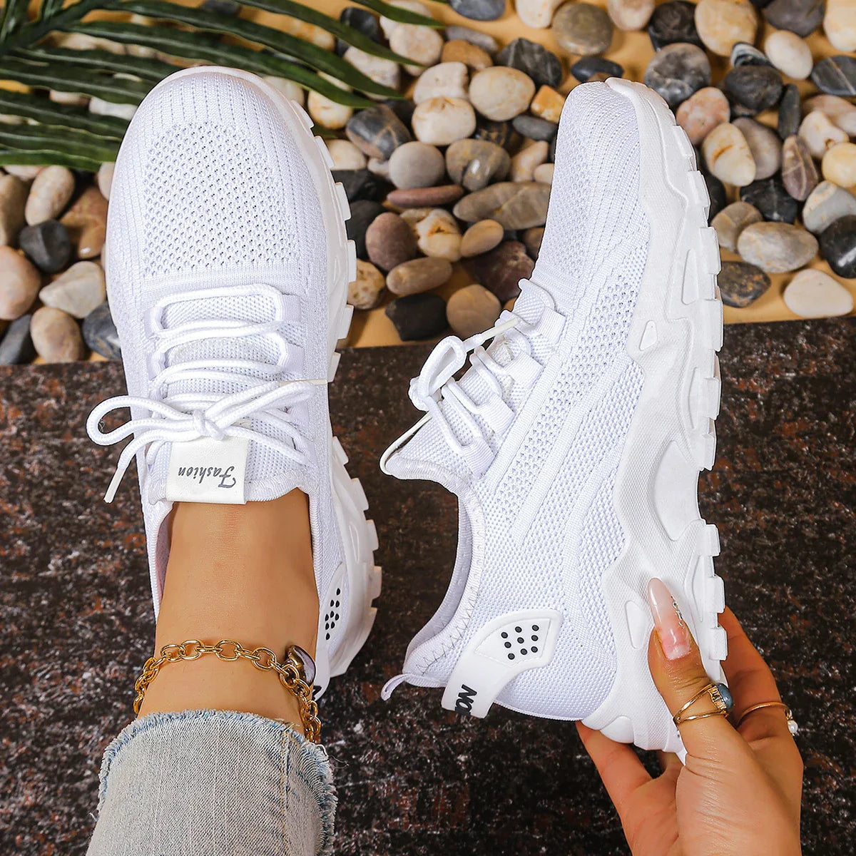 Women's sports shoes 2026，Breathable single mesh shoes, Women's casual and Versatile sports shoes LadyShow.Store