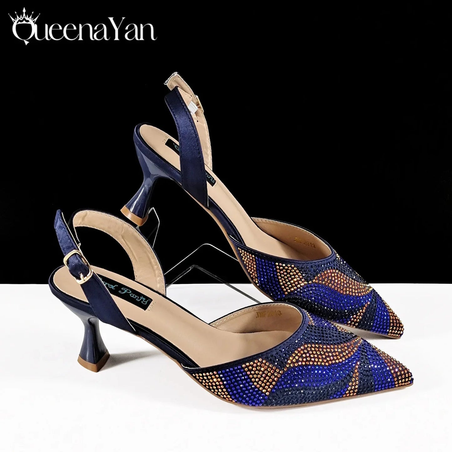 Festive Elegance:High Quality Women's Pumps Fashion Design For Nigeria Wedding Party Ladies Shoes Spot Goods Pi-Mart